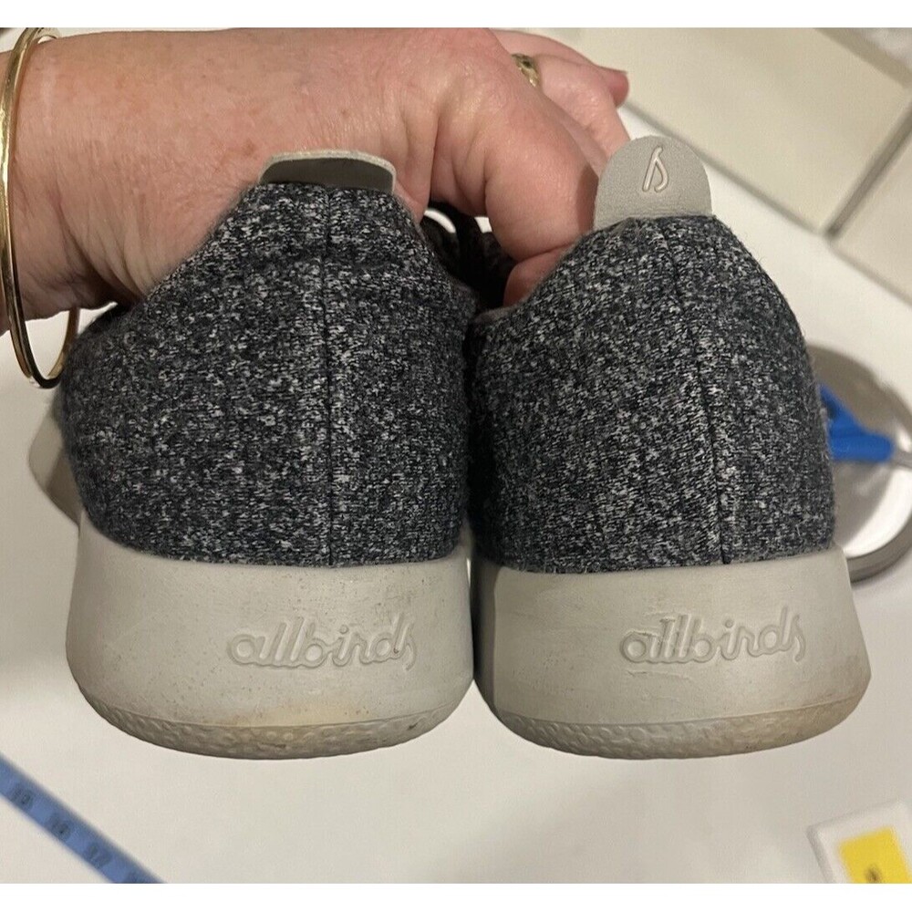 Allbirds Women's Wool Runner Natural Gray Shoes Size 9 Athletic Washable - Picture 5 of 9